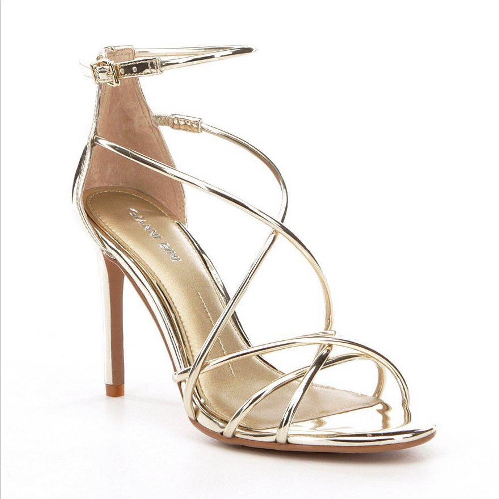 Gold Gianni Bini heels